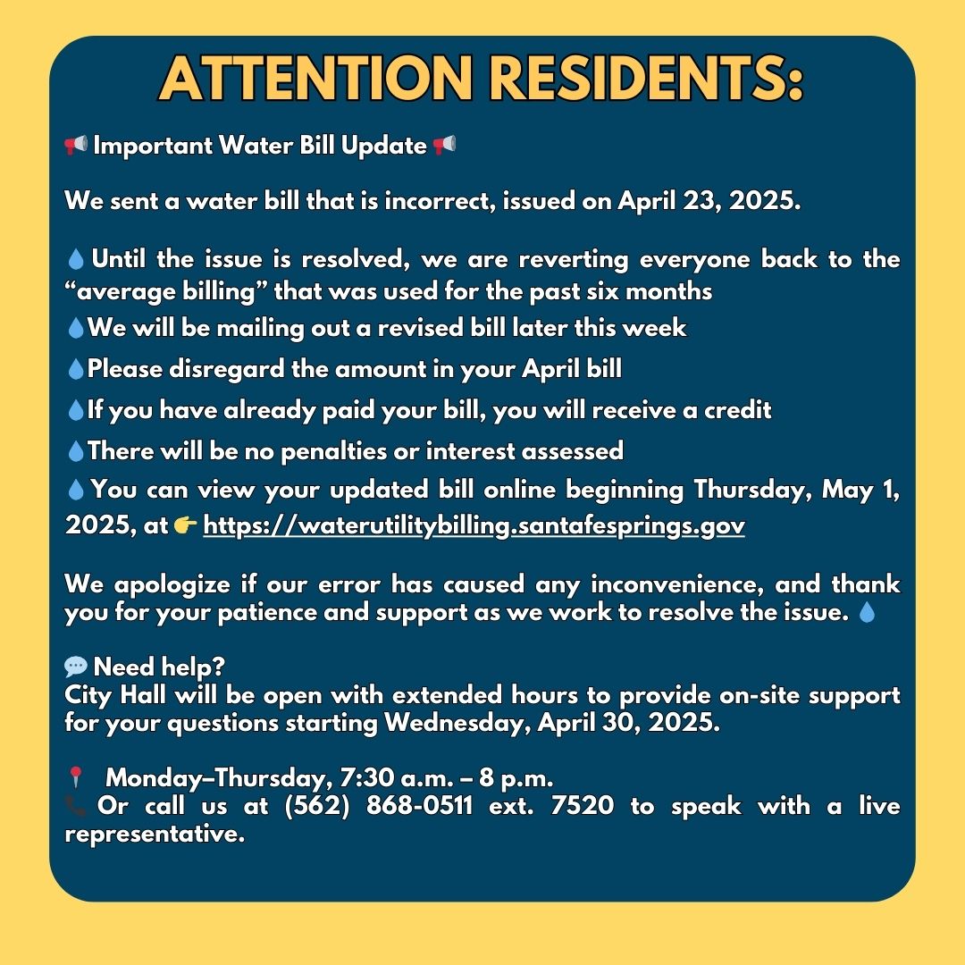 water billing english